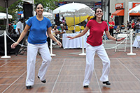 Ca and Whitney L. dance 'Wink and a Smile' - CenterFest - 09/21/13
