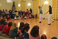 Zans and Whitney L. 'Doin' the New Low Down' to Frosty the Snowman - Nine Ladies Tapping - 12/18/13
